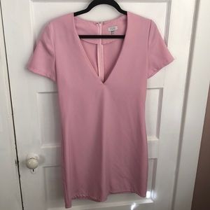 Pink mini dress